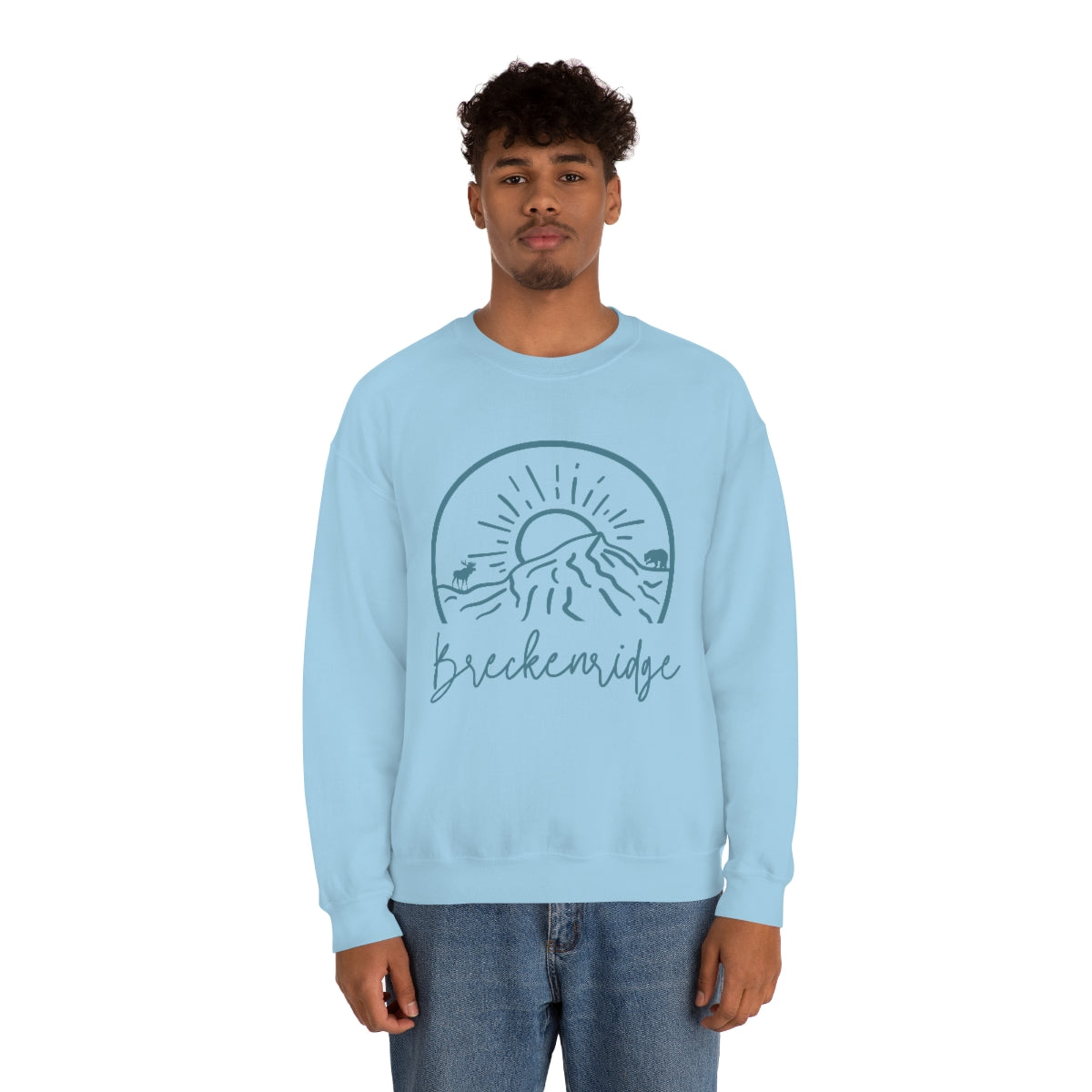 Breckenridge Colorado Unisex Heavy Blend Crewneck Sweatshirt