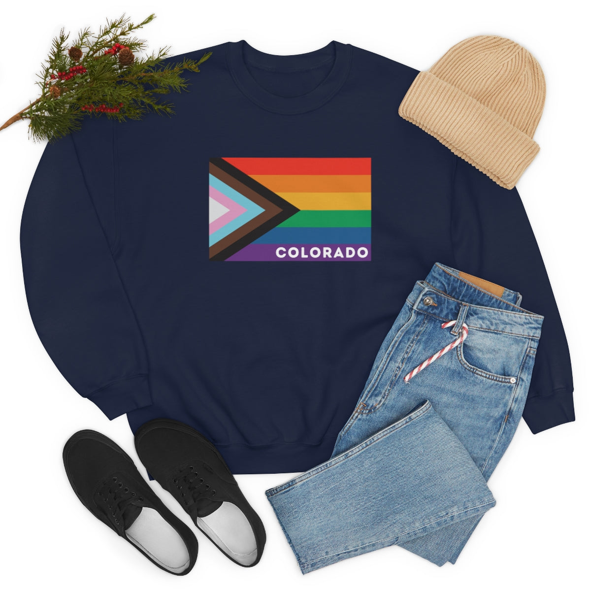 Colorado Pride Unisex Heavy Blend Crewneck Sweatshirt