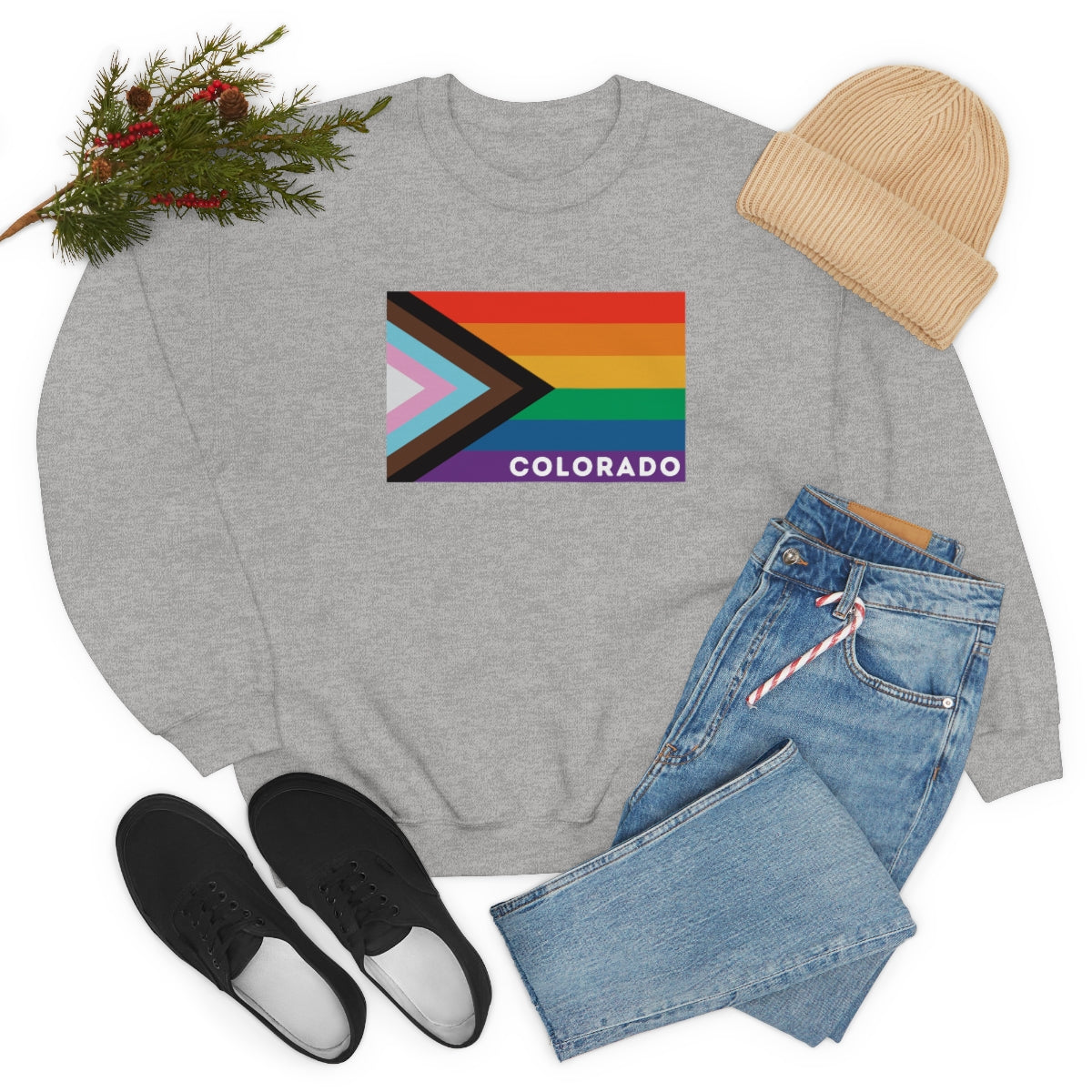 Colorado Pride Unisex Heavy Blend Crewneck Sweatshirt