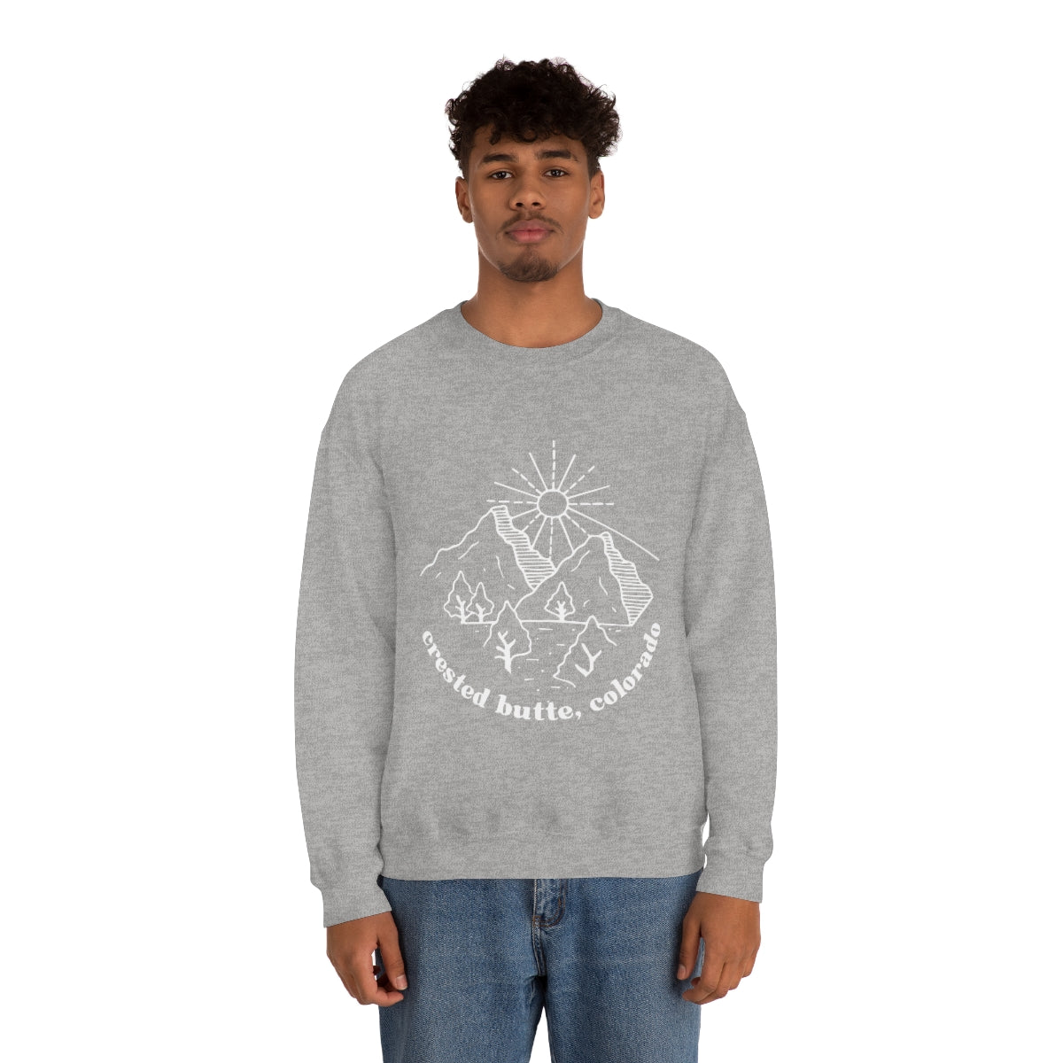 Crested Butte Sweatshirt, Colorado gifts, Skiing