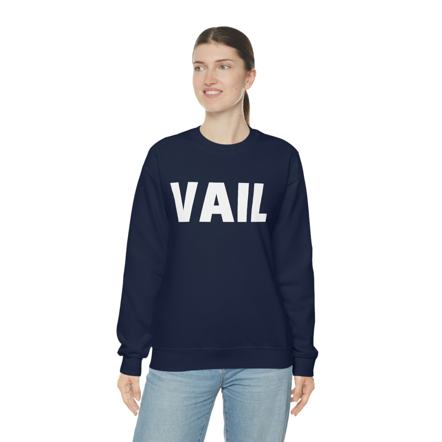 Vail Unisex Heavy Blend Crewneck Sweatshirt, Vail Colorado, Colorado Gifts