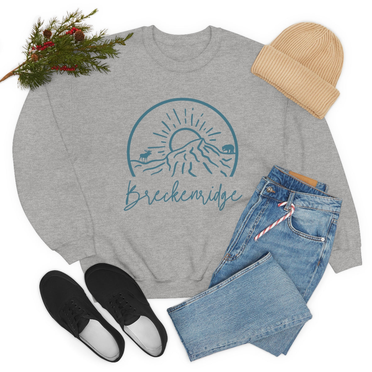 Breckenridge Colorado Unisex Heavy Blend Crewneck Sweatshirt