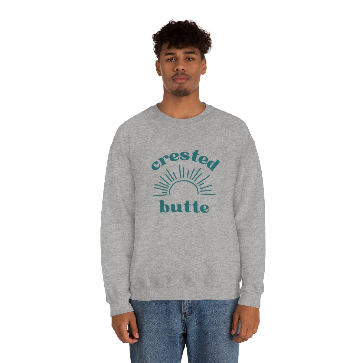 Crested Butte Colorado Unisex Heavy Blend Crewneck Sweatshirt