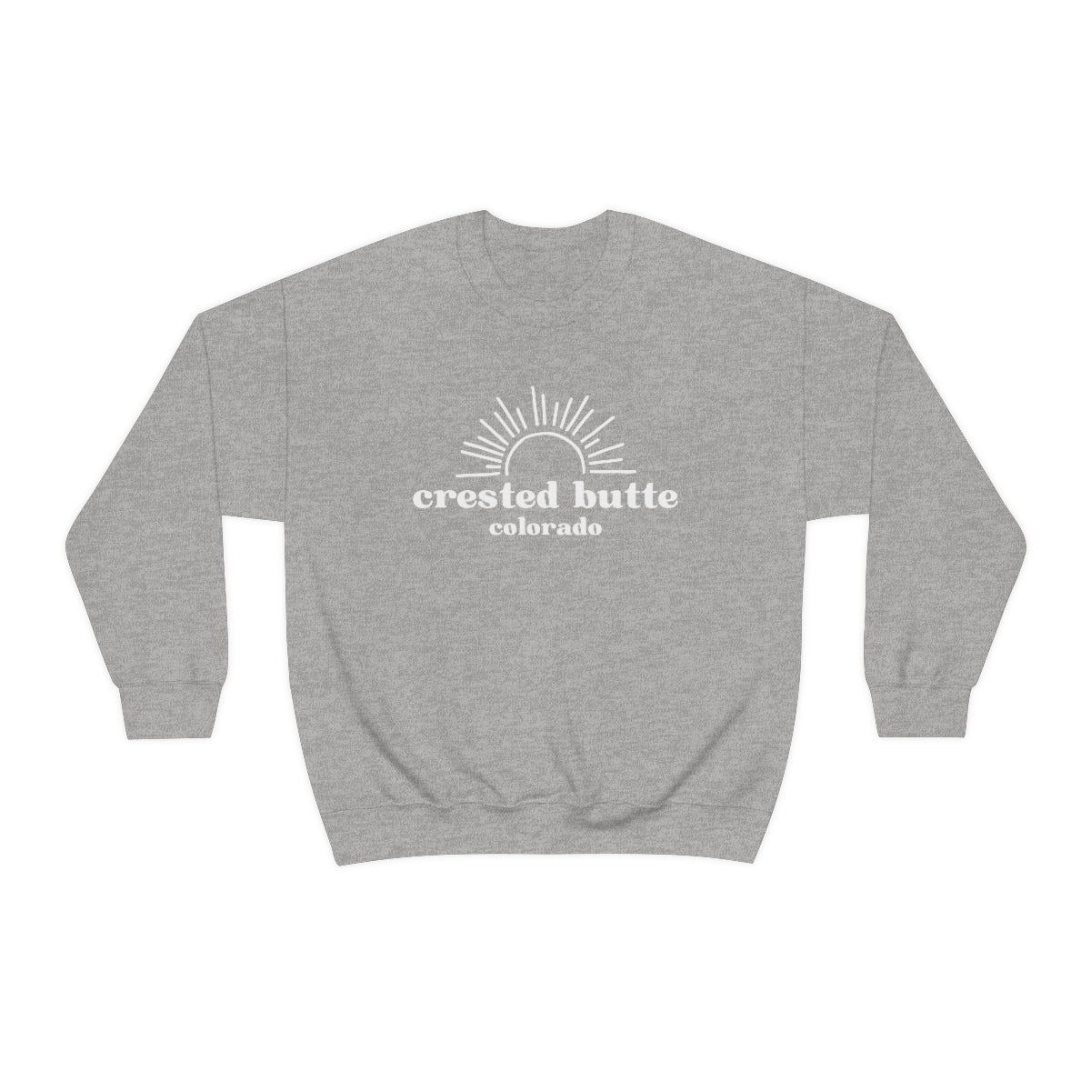 Crested Butte Unisex Heavy Blend Crewneck Sweatshirt