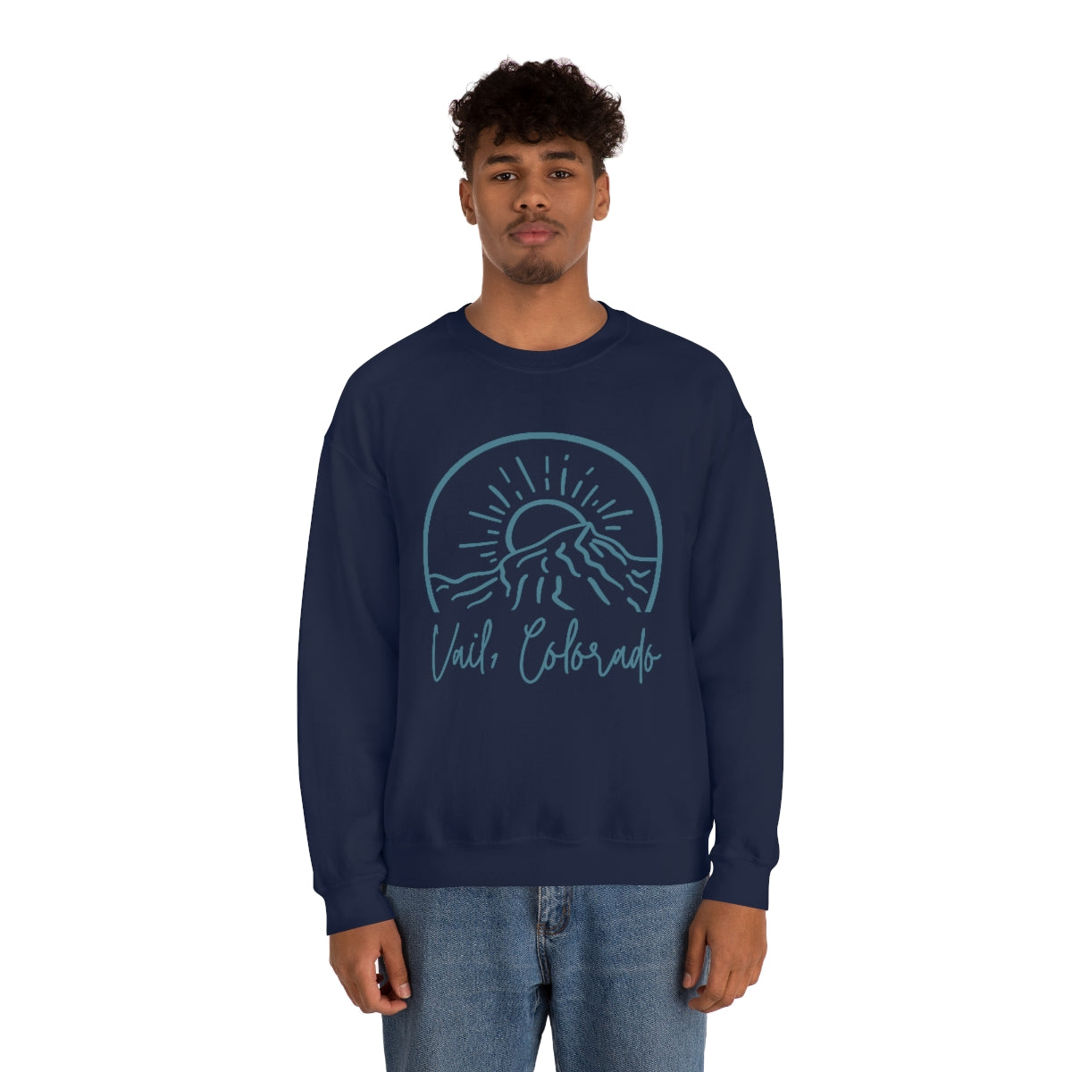 Vail, Colorado Unisex Heavy Blend Crewneck Sweatshirt