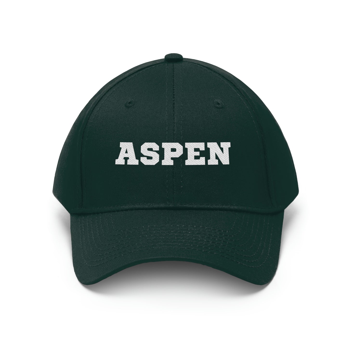 Aspen Unisex Twill Hat, Aspen Colorado, Aspen Gifts, Aspen Skiing