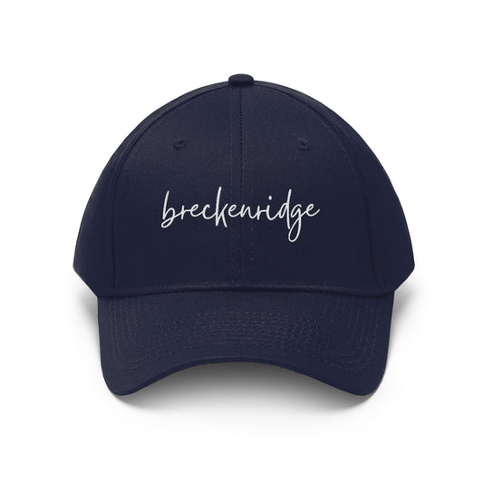 Breckenridge, Colorado Unisex Twill Hat