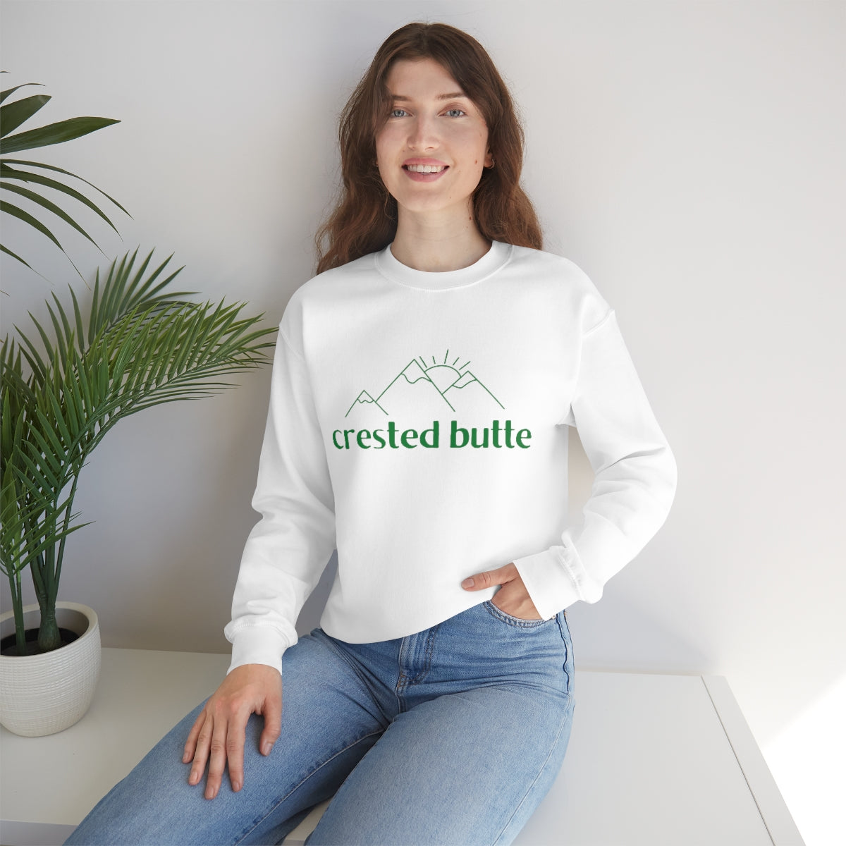 Crested Butte, Colorado Crewneck Sweatshirt