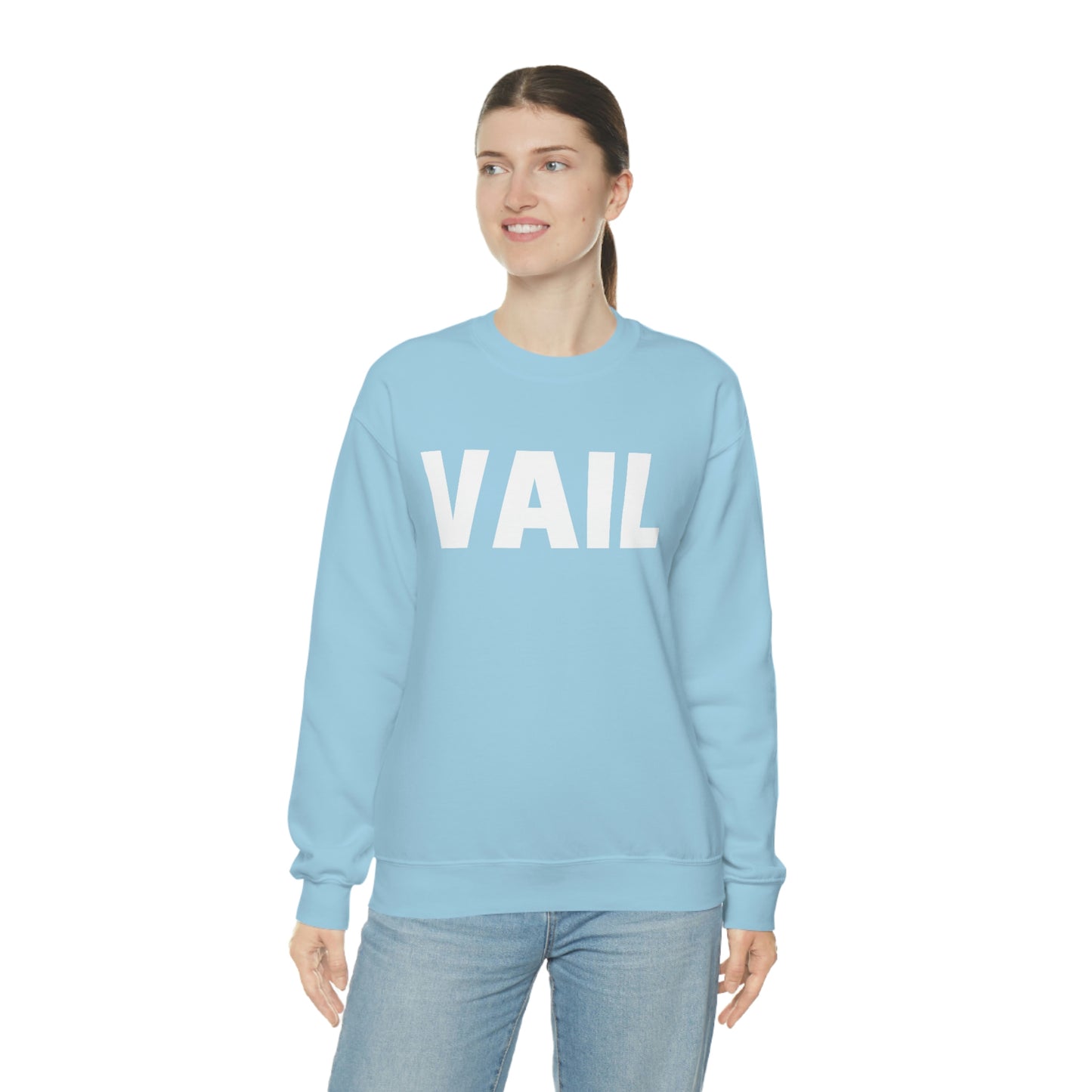 Vail Unisex Heavy Blend Crewneck Sweatshirt, Vail Colorado, Colorado Gifts