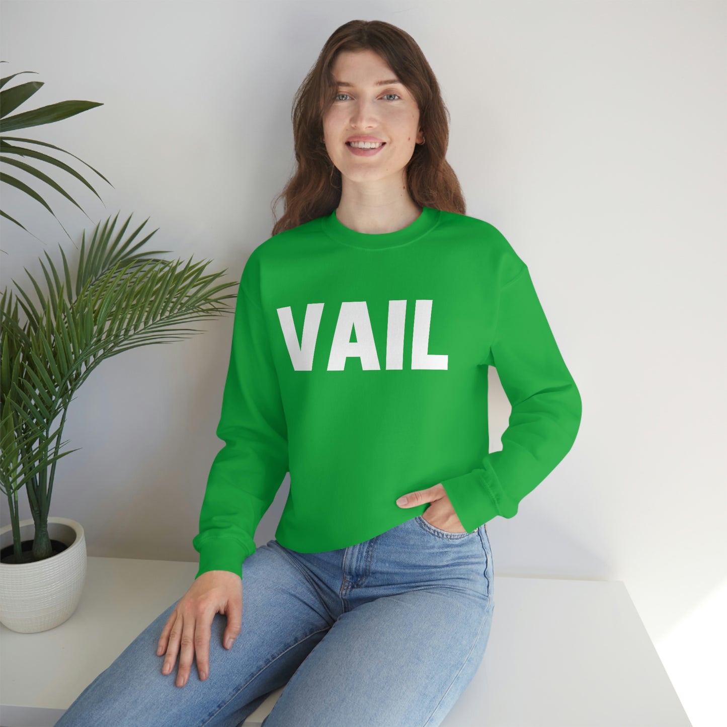 Vail Unisex Heavy Blend Crewneck Sweatshirt, Vail Colorado, Colorado Gifts