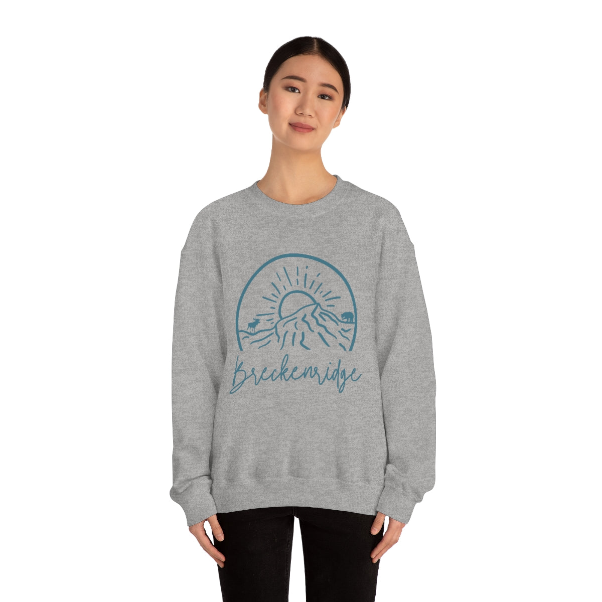 Breckenridge Colorado Unisex Heavy Blend Crewneck Sweatshirt