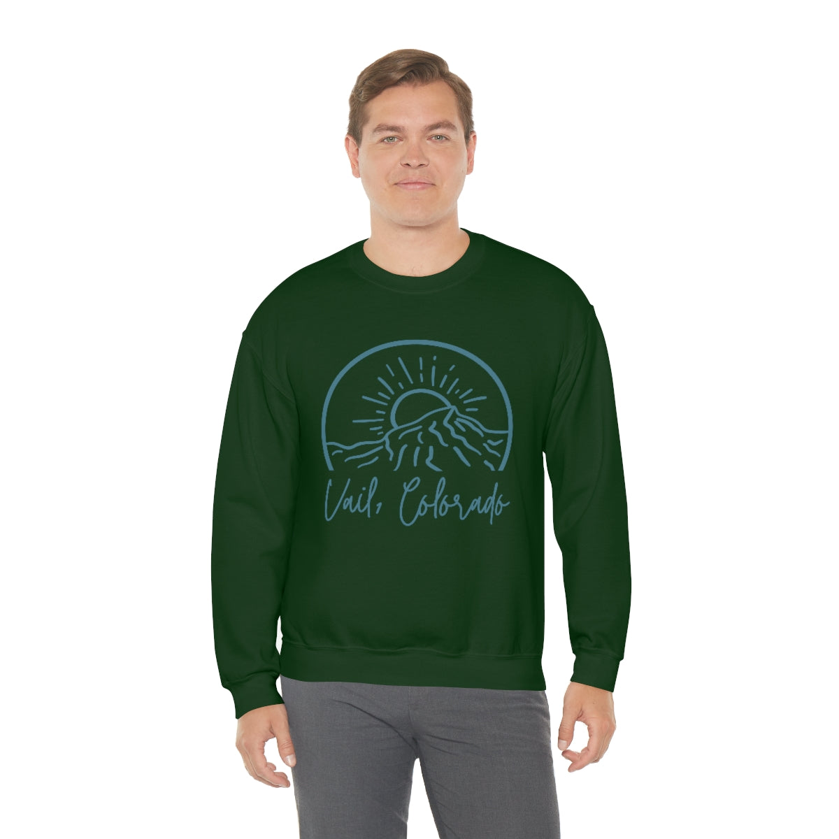 Vail, Colorado Unisex Heavy Blend Crewneck Sweatshirt