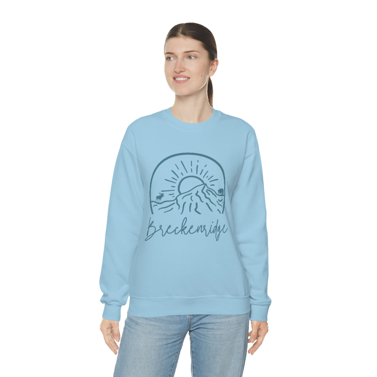 Breckenridge Colorado Unisex Heavy Blend Crewneck Sweatshirt