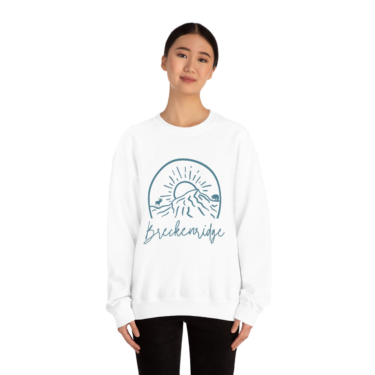 Breckenridge Colorado Unisex Heavy Blend Crewneck Sweatshirt