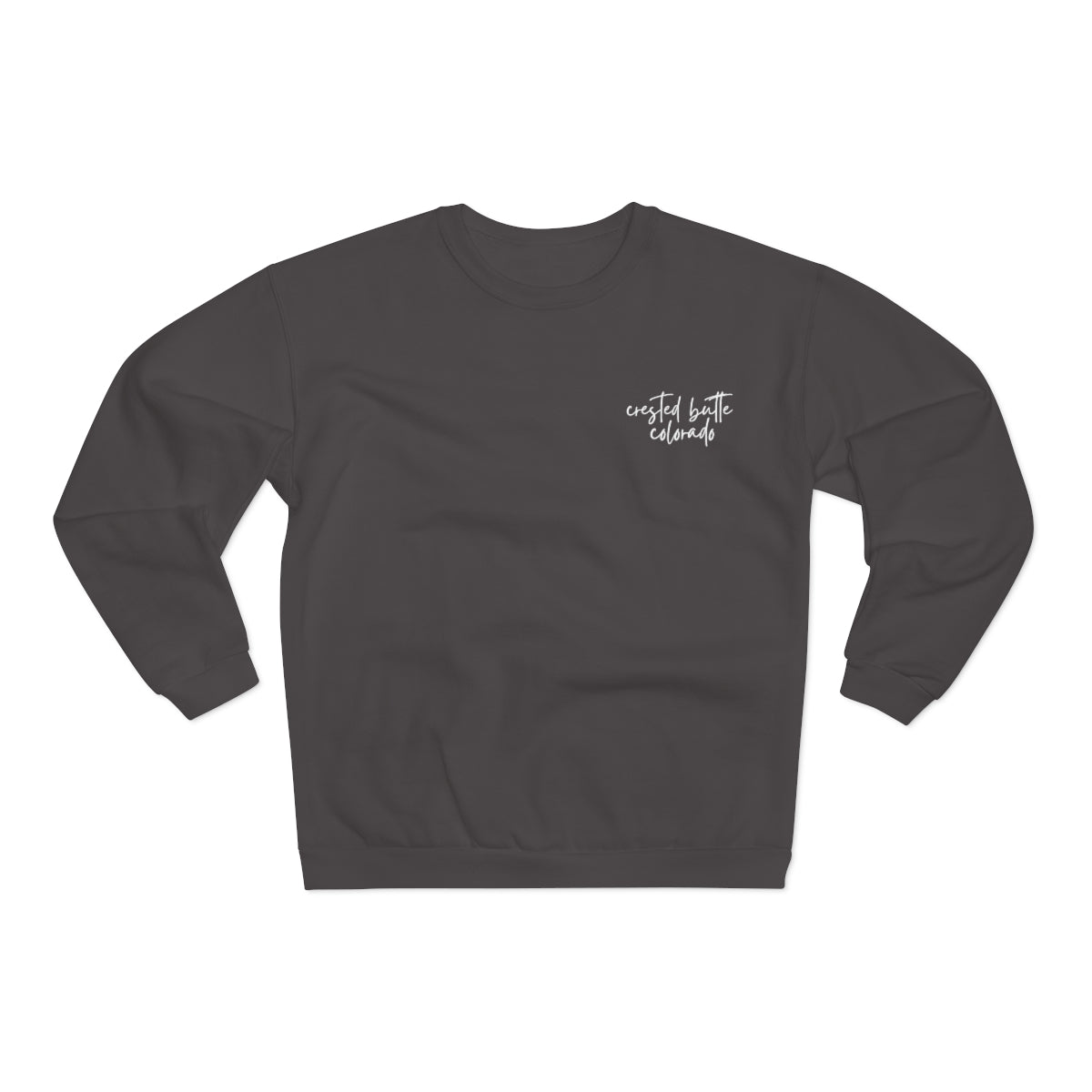 Crested Butte Unisex Crew Neck Sweatshirt, Colorado Gifts, Ski Weekend