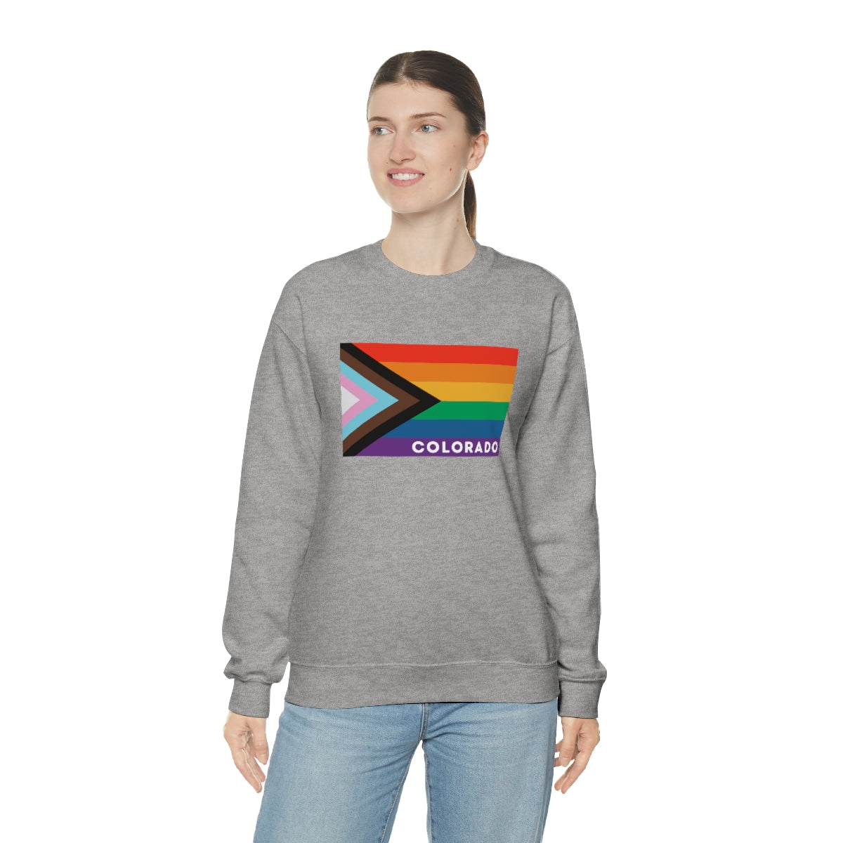 Colorado Pride Unisex Heavy Blend Crewneck Sweatshirt