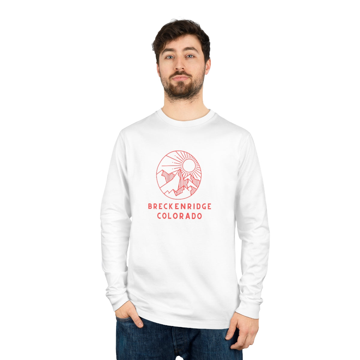 Breckenridge Colorado Unisex Shifts Dry Organic Long Sleeve Tee