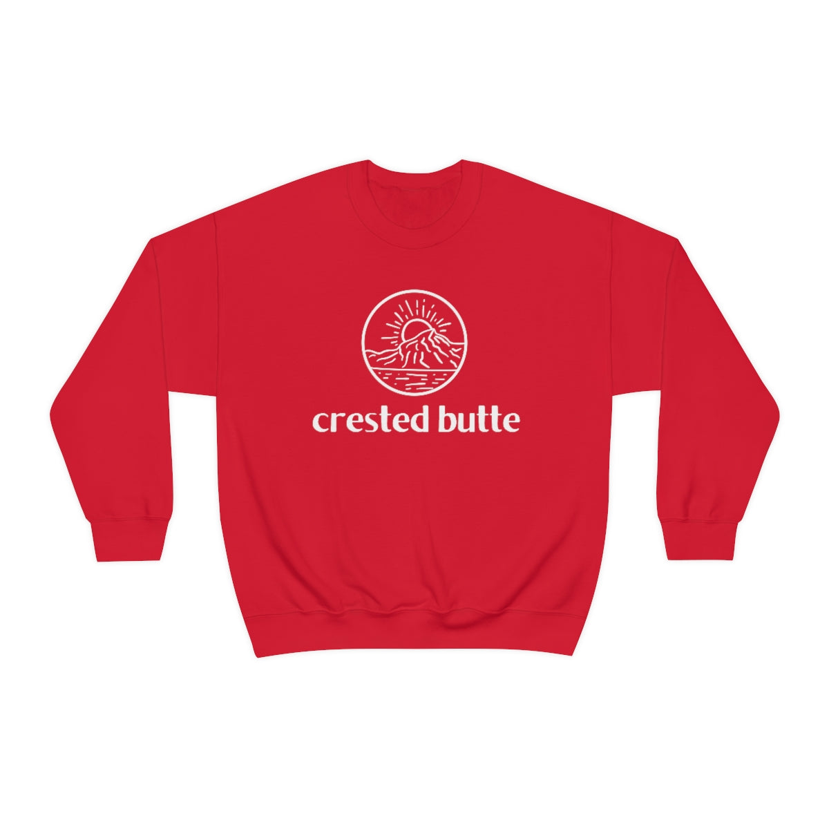 Crested Butte Colorado Crewneck Sweatshirt