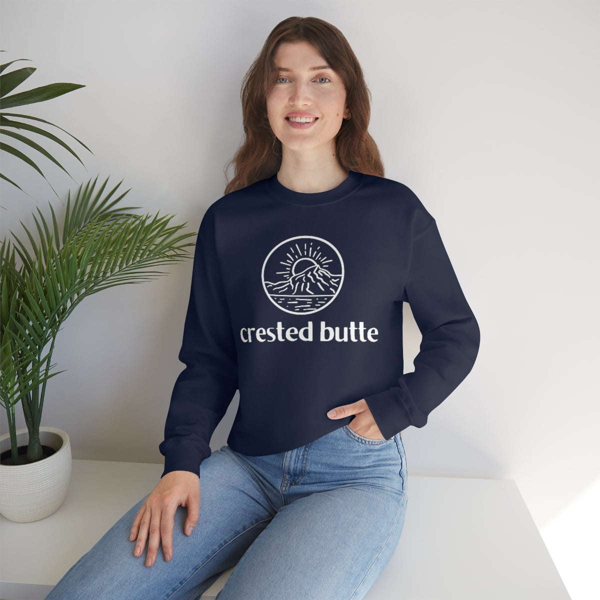 Crested Butte Colorado Crewneck Sweatshirt