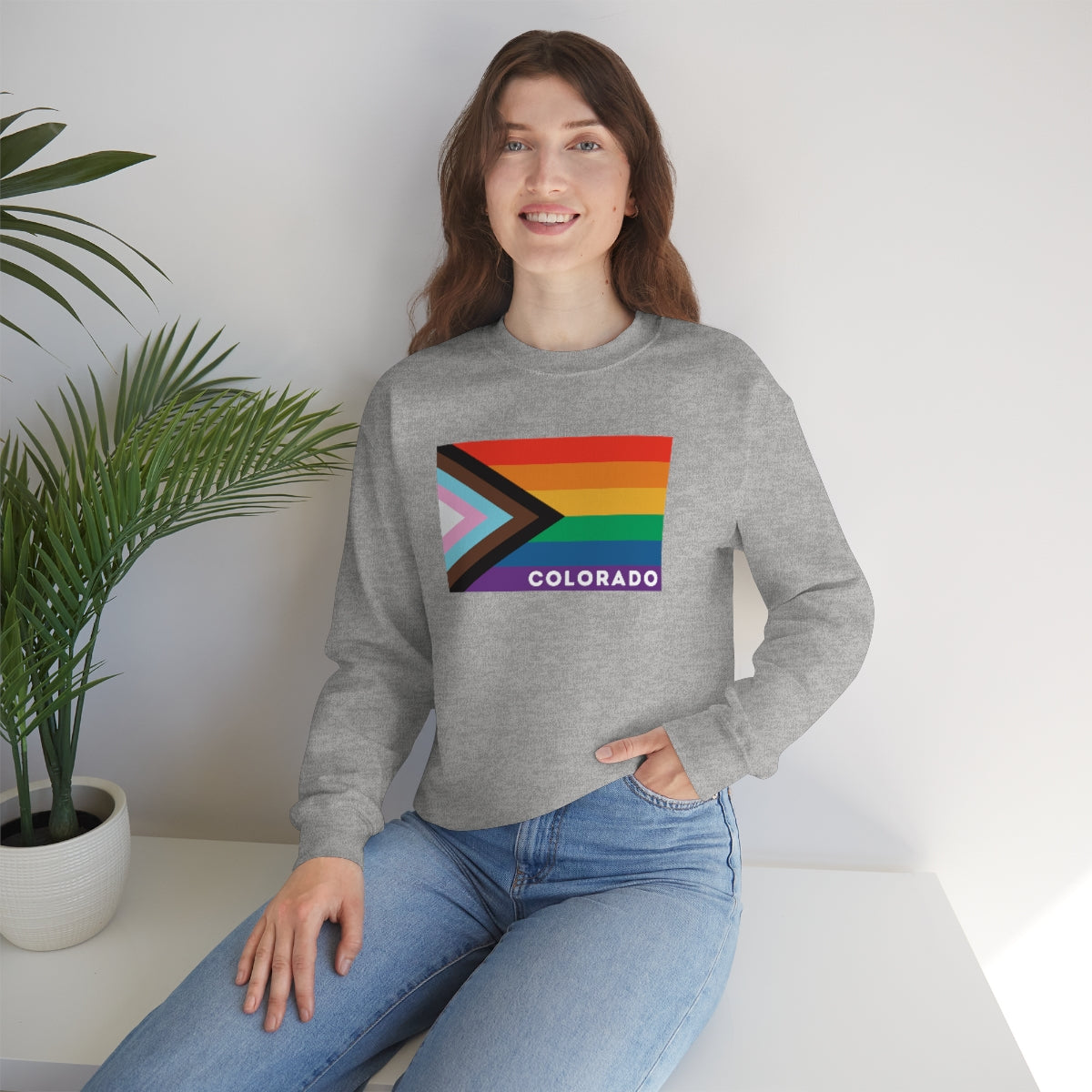 Colorado Pride Unisex Heavy Blend Crewneck Sweatshirt