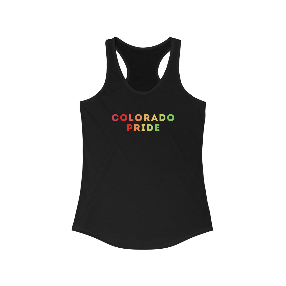 Colorado Pride Women's Ideal Racerback Tank