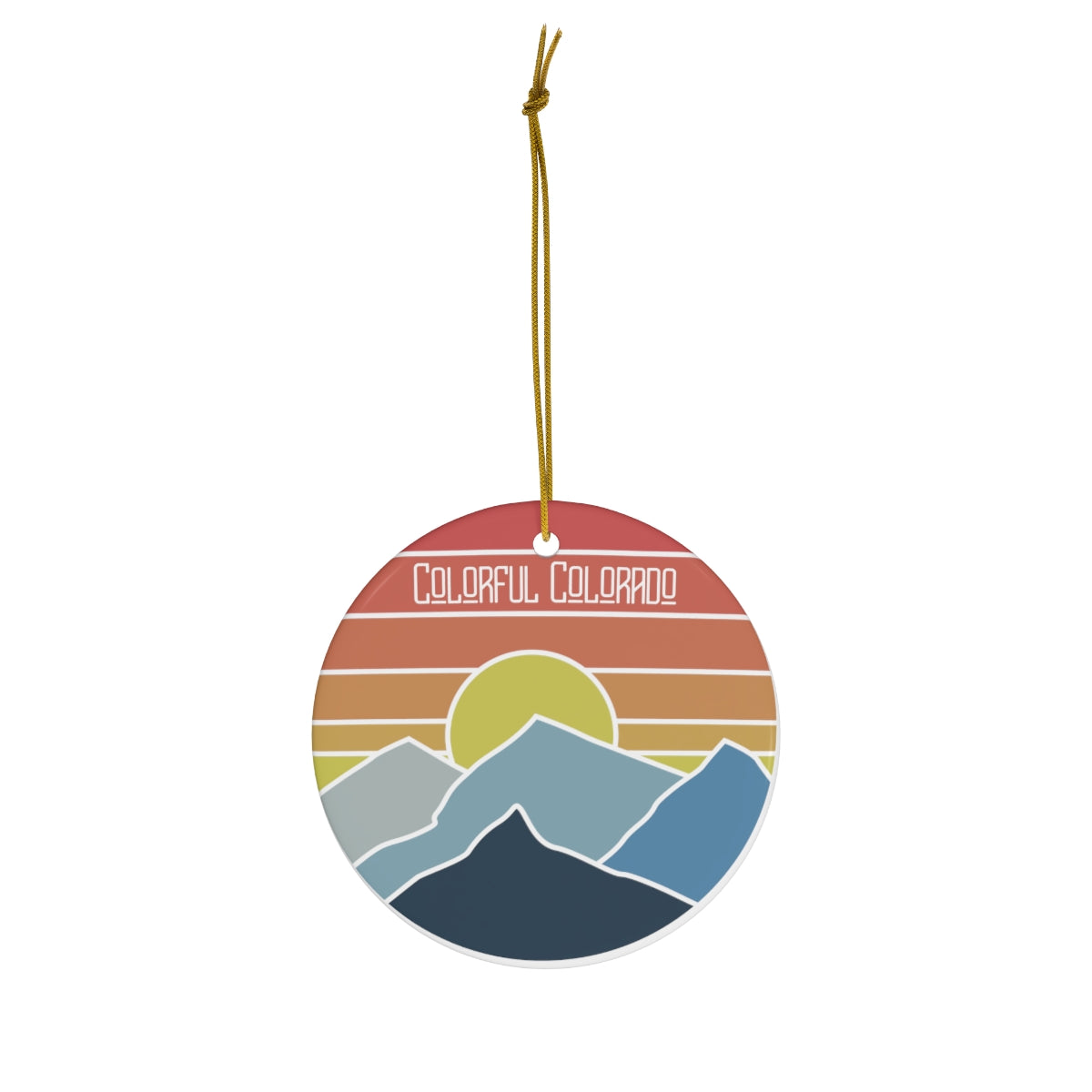 Colorado Ornament, Colorado Gifts, Ski Vacation