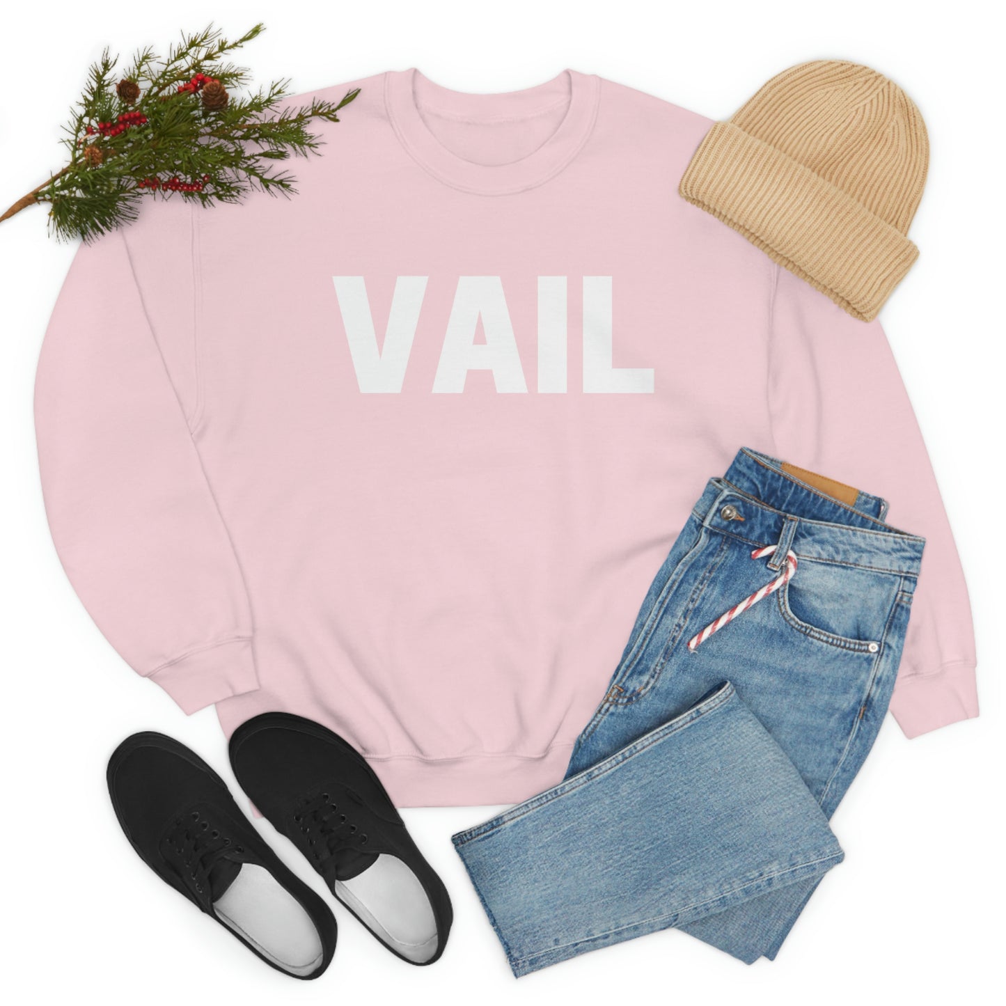 Vail Unisex Heavy Blend Crewneck Sweatshirt, Vail Colorado, Colorado Gifts