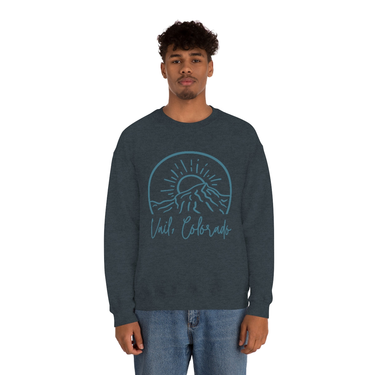 Vail, Colorado Unisex Heavy Blend Crewneck Sweatshirt