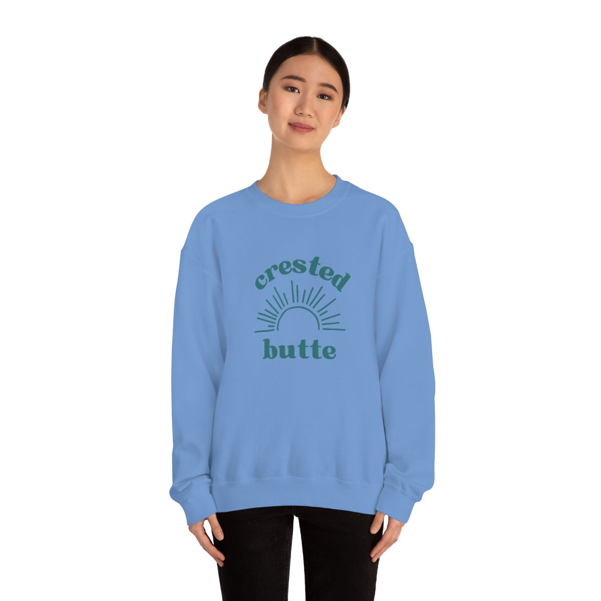 Crested Butte Colorado Unisex Heavy Blend Crewneck Sweatshirt