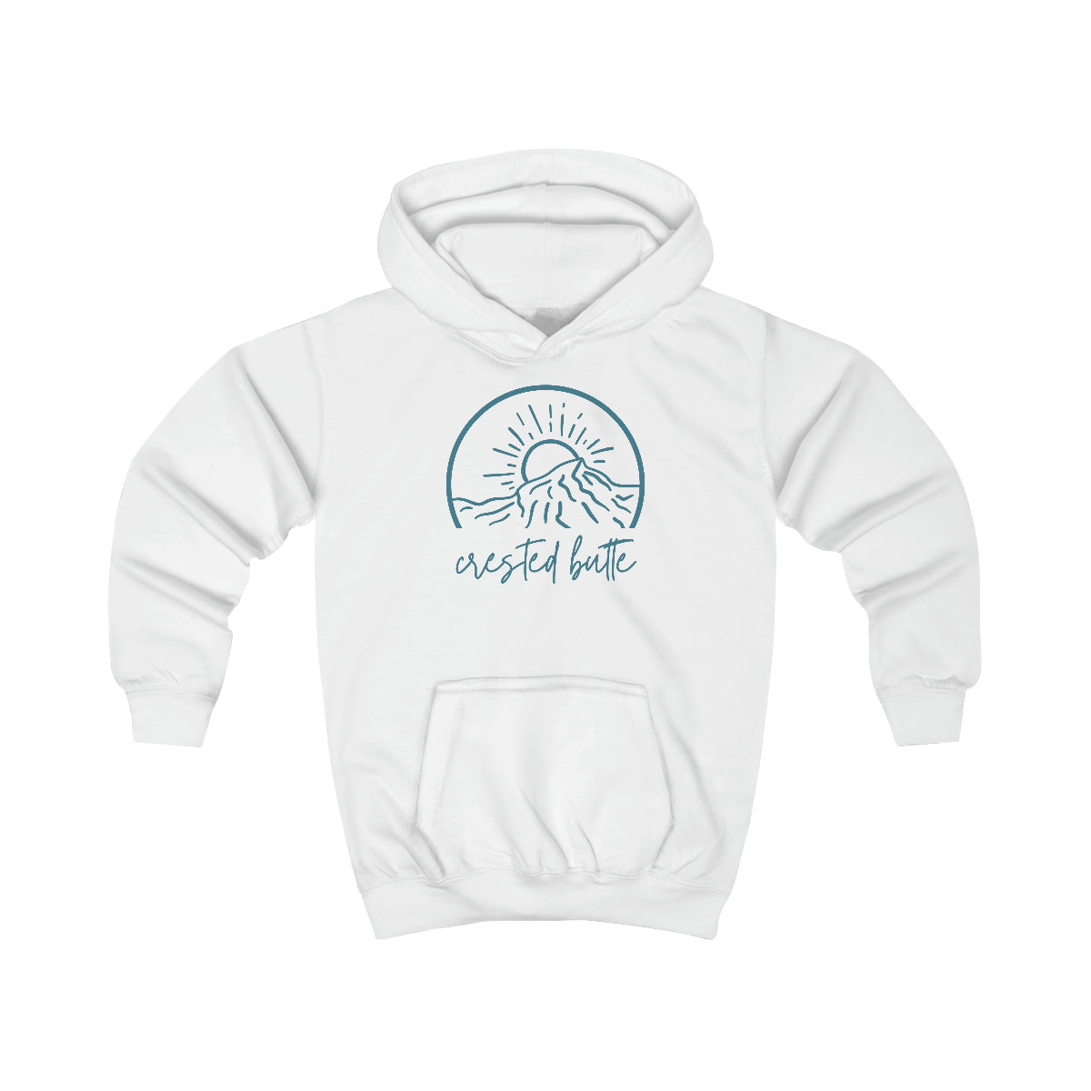 Kids Hoodie - Crested Butte, Colorado, Colorado Gifts