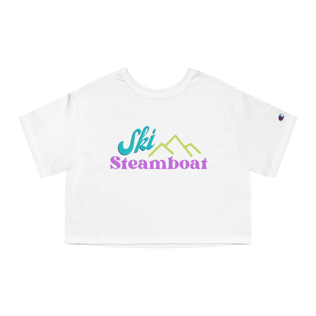 Steamboat Cropped T-Shirt,Ski Steamboat,Ski Colorado,Colorado Gifts