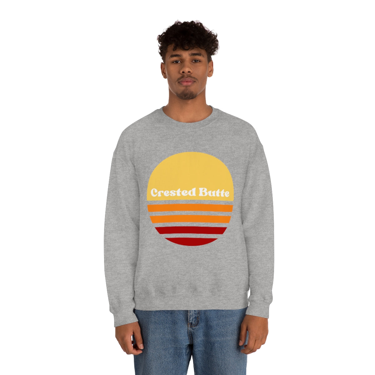 Crested Butte Sweatshirt, Colorado Gifts, Women's Colorado Sweatshirts, Unisex Heavy Blend Crewneck Sweatshirt