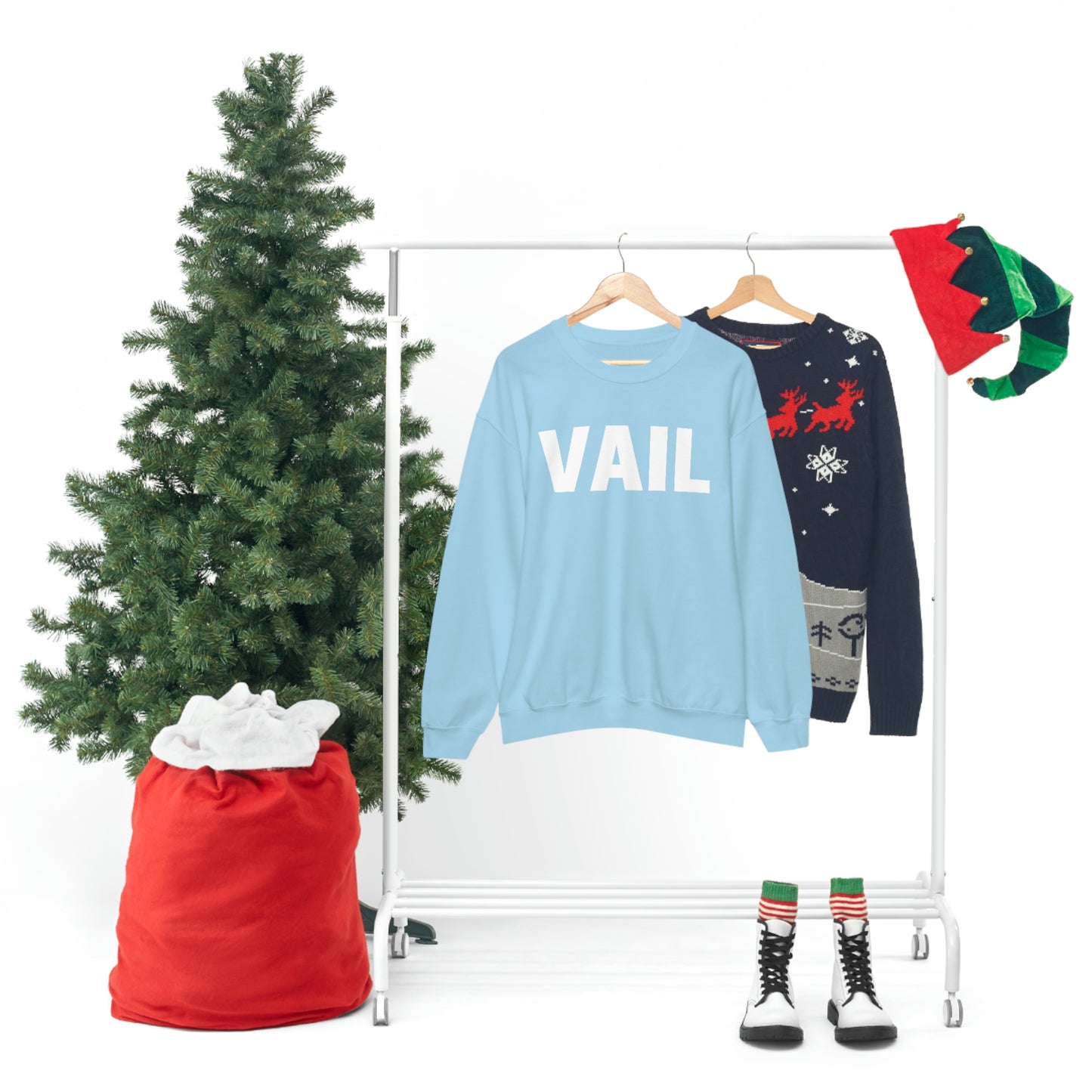 Vail Unisex Heavy Blend Crewneck Sweatshirt, Vail Colorado, Colorado Gifts