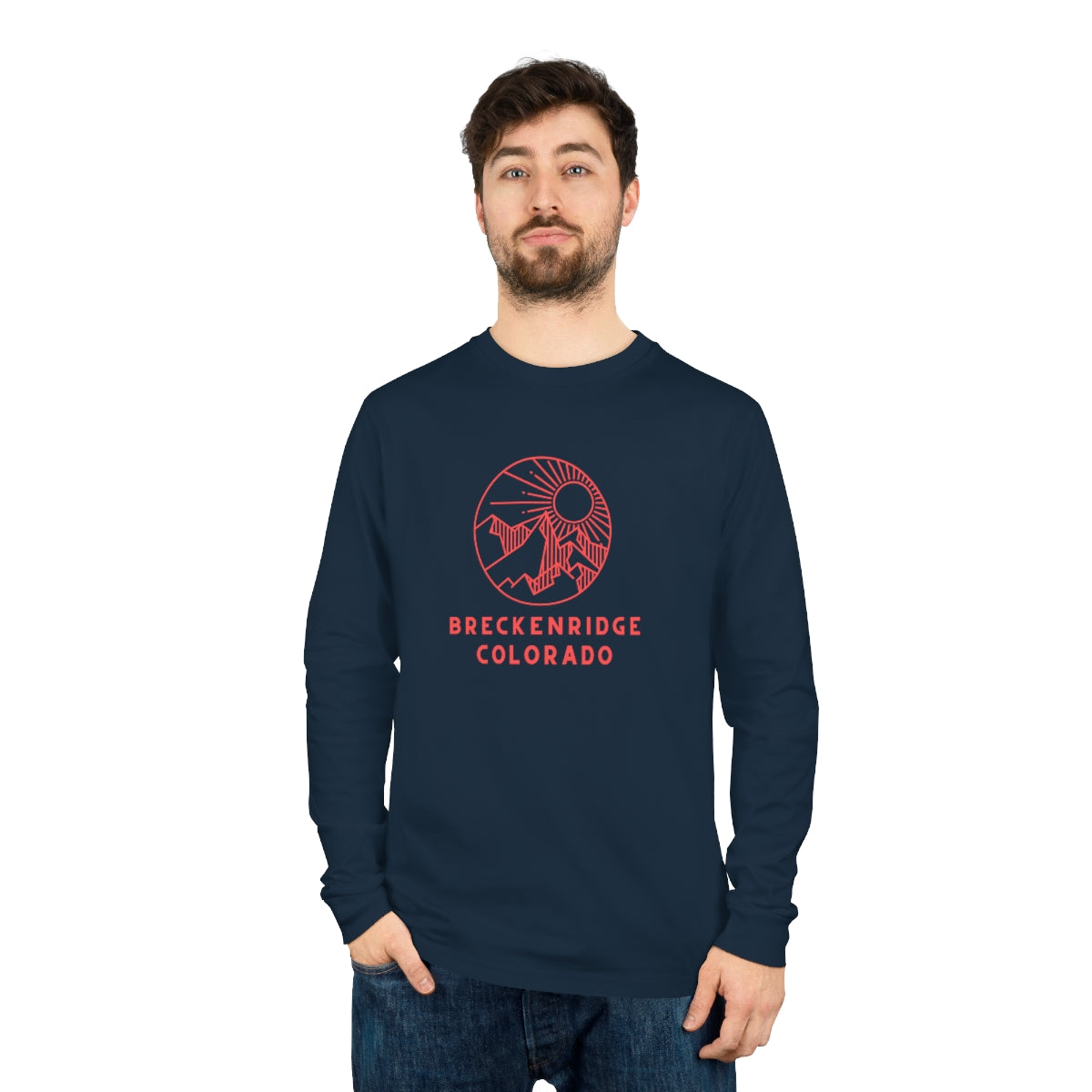 Breckenridge Colorado Unisex Shifts Dry Organic Long Sleeve Tee