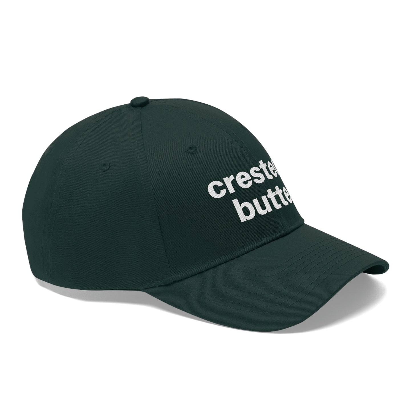 Crested Butte Unisex Twill Hat, Crested Butte Colorado, Colorado Gifts