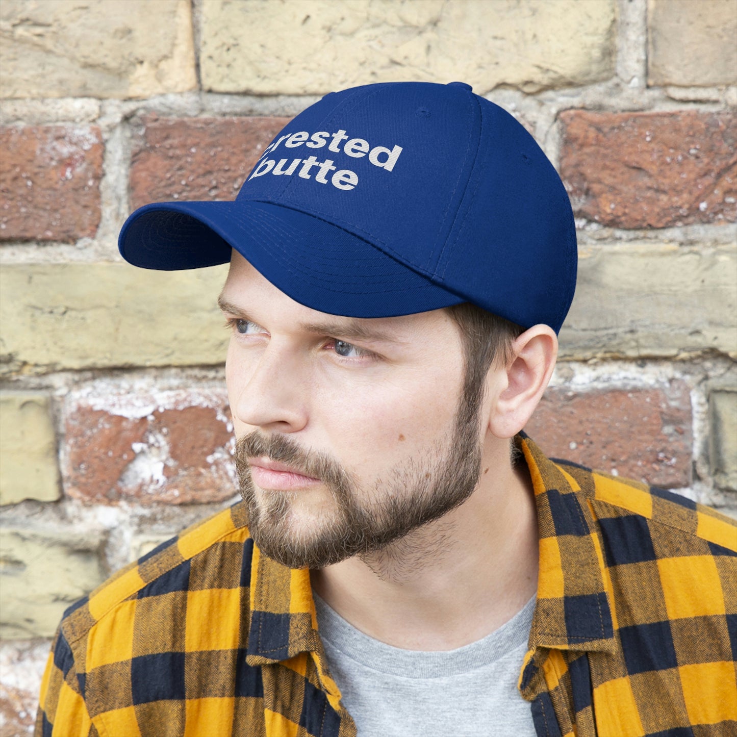 Crested Butte Unisex Twill Hat, Crested Butte Colorado, Colorado Gifts