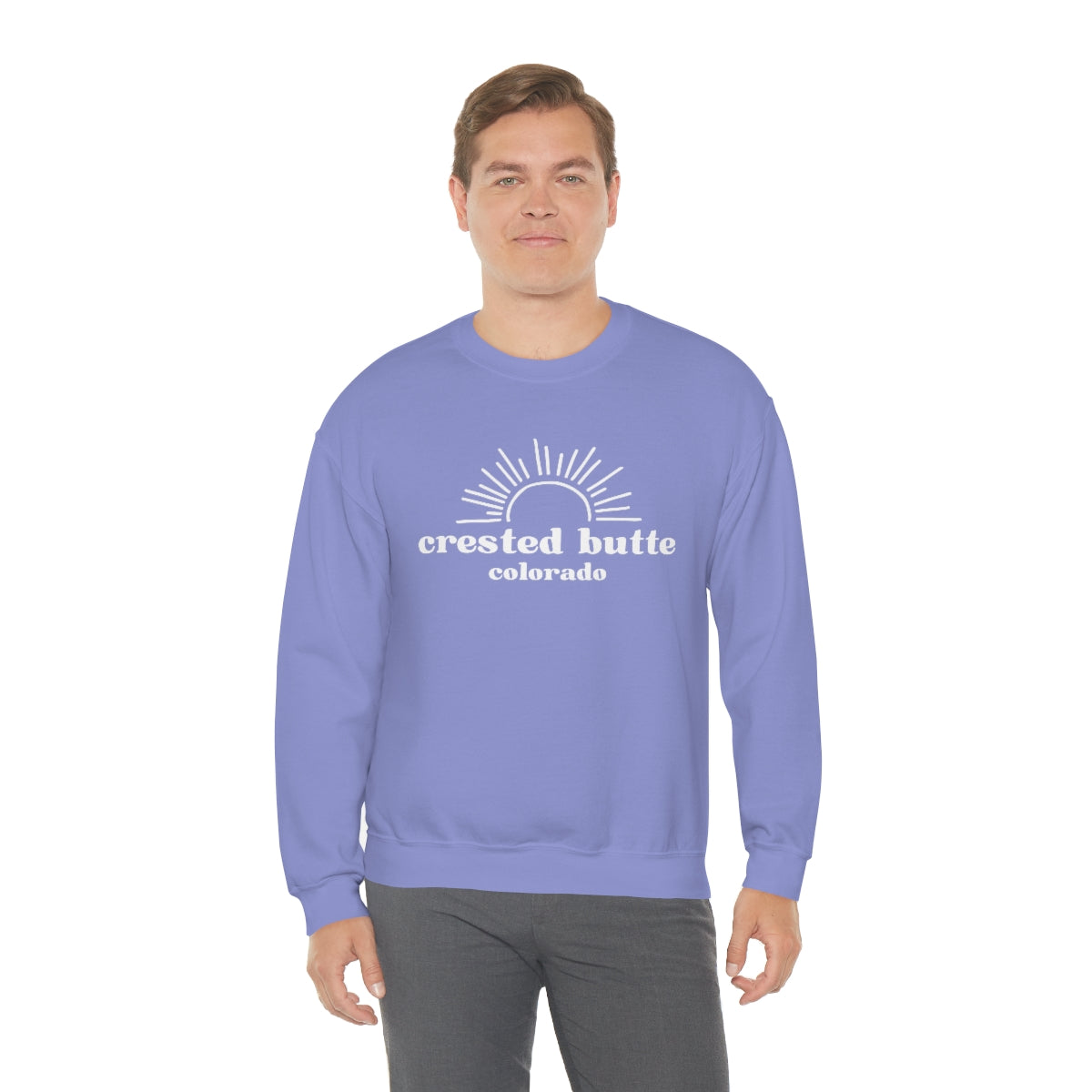 Crested Butte Unisex Heavy Blend Crewneck Sweatshirt