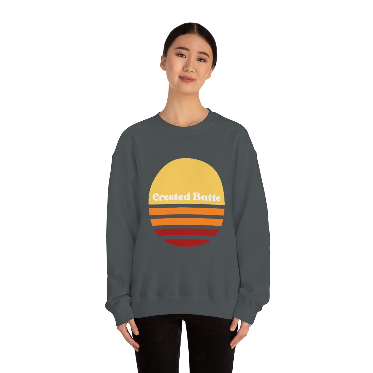 Crested Butte Sweatshirt, Colorado Gifts, Women's Colorado Sweatshirts, Unisex Heavy Blend Crewneck Sweatshirt