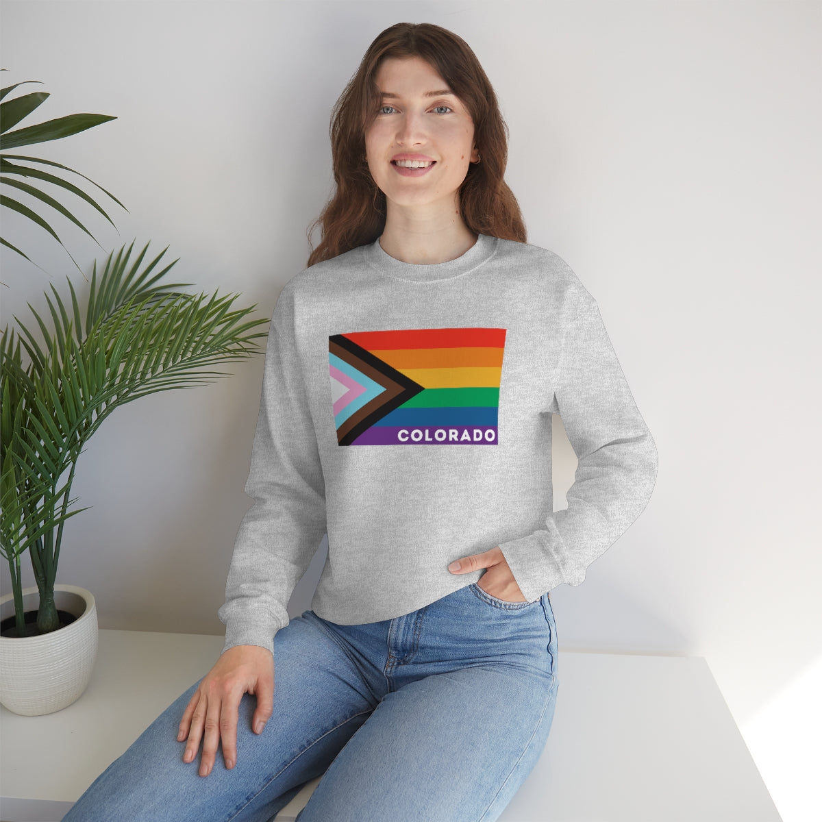 Colorado Pride Unisex Heavy Blend Crewneck Sweatshirt