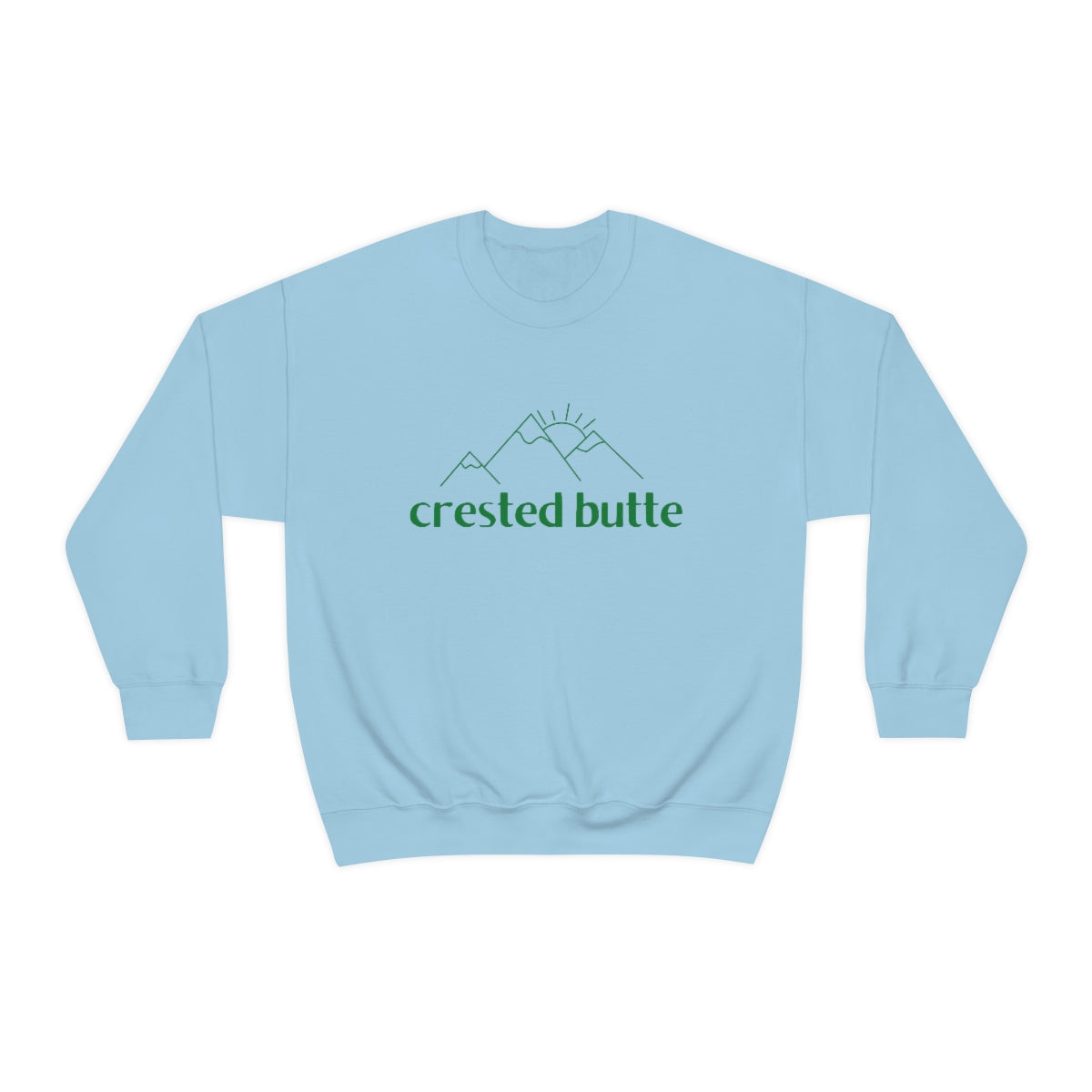 Crested Butte, Colorado Crewneck Sweatshirt