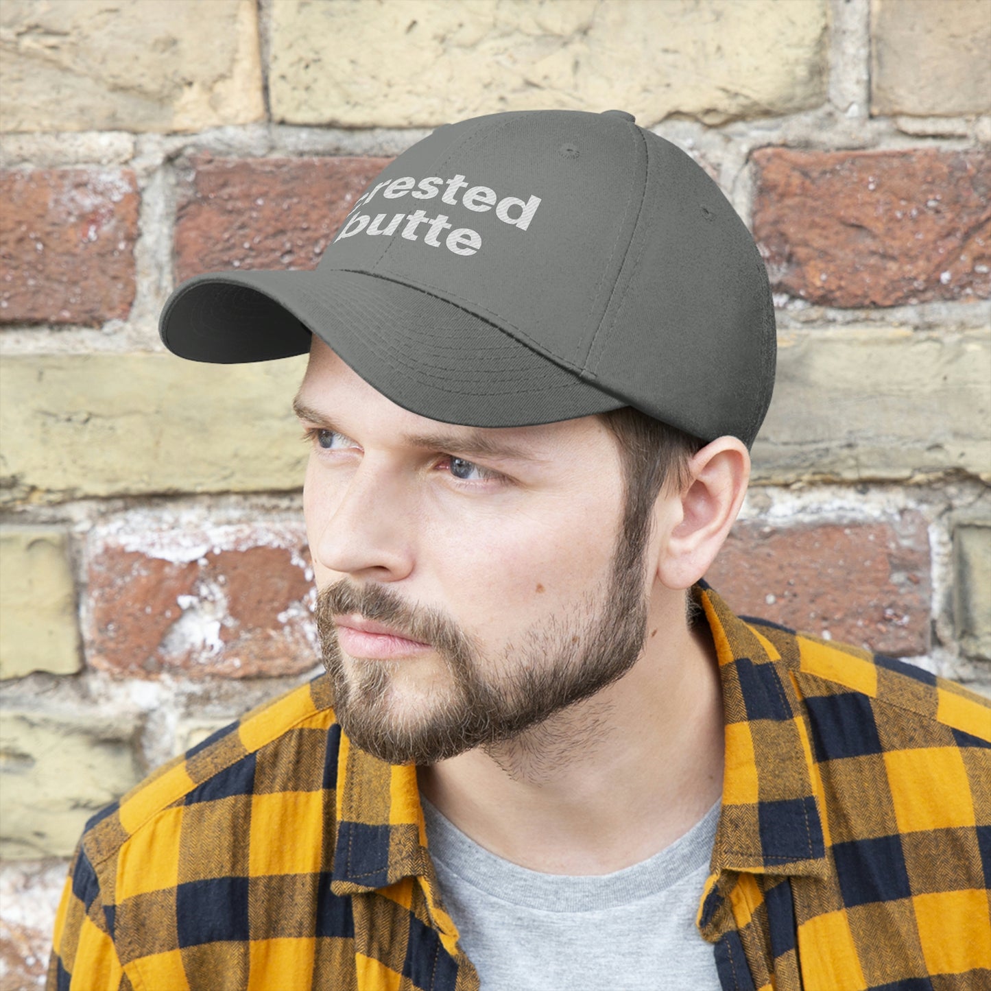 Crested Butte Unisex Twill Hat, Crested Butte Colorado, Colorado Gifts