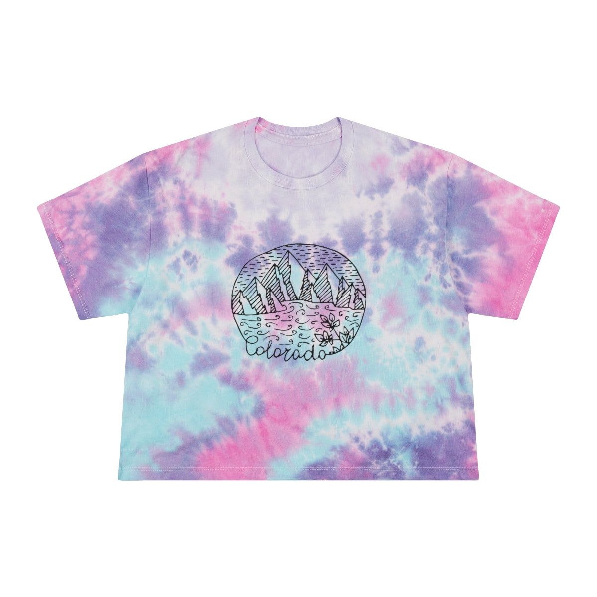 Women's Tie-Dye Crop Tee