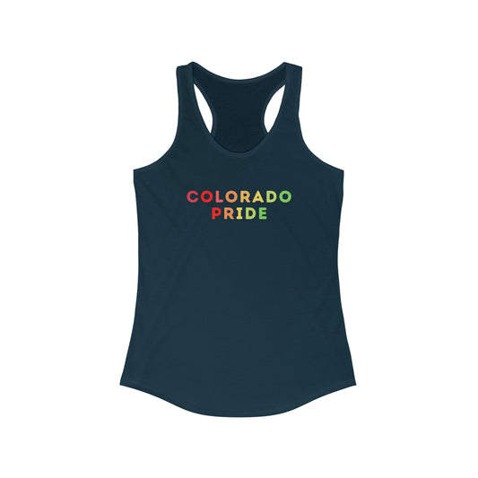 Colorado Pride Women's Ideal Racerback Tank