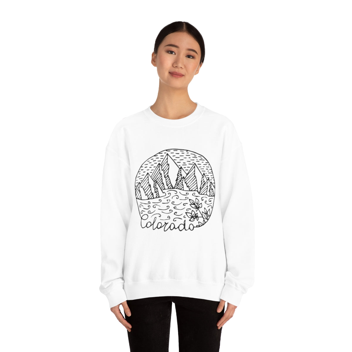 Colorado Crewneck Sweatshirt, Colorado Gifts, Colorado Apparel