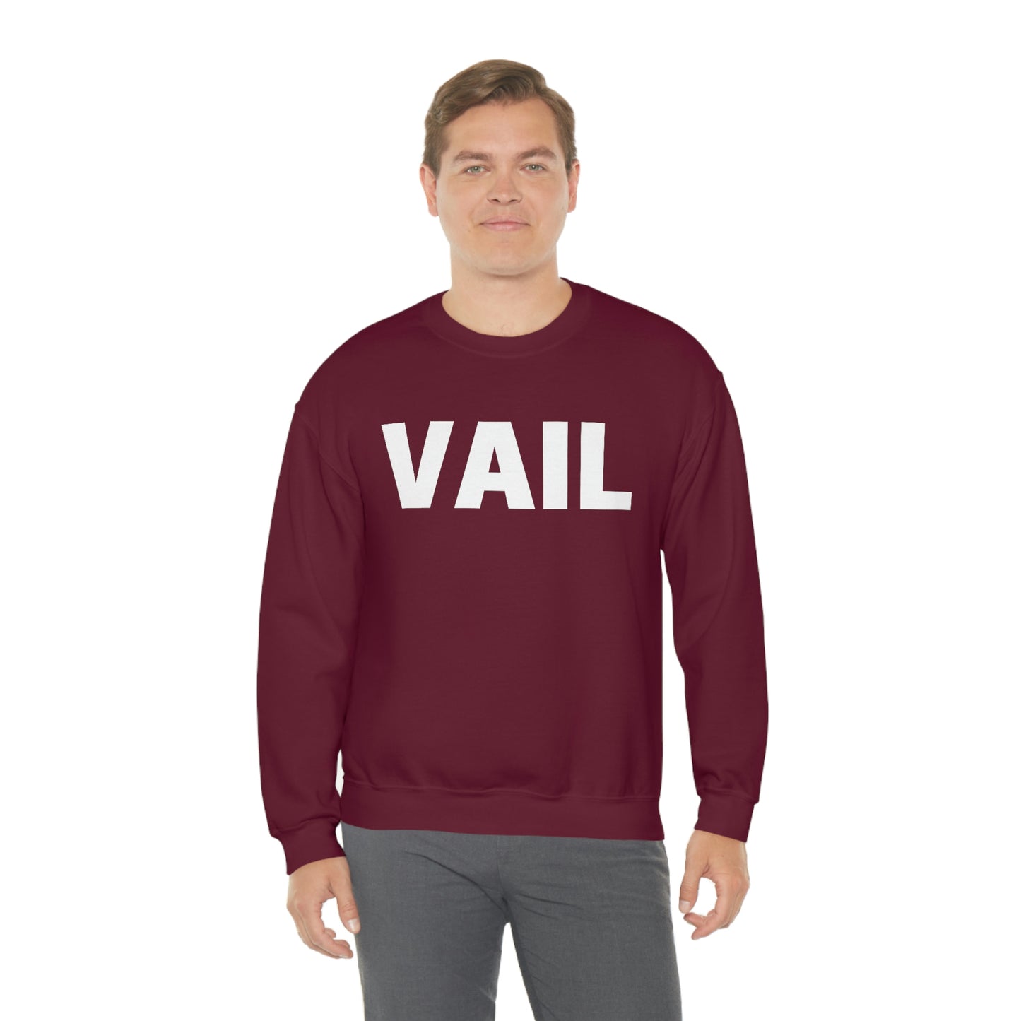 Vail Unisex Heavy Blend Crewneck Sweatshirt, Vail Colorado, Colorado Gifts