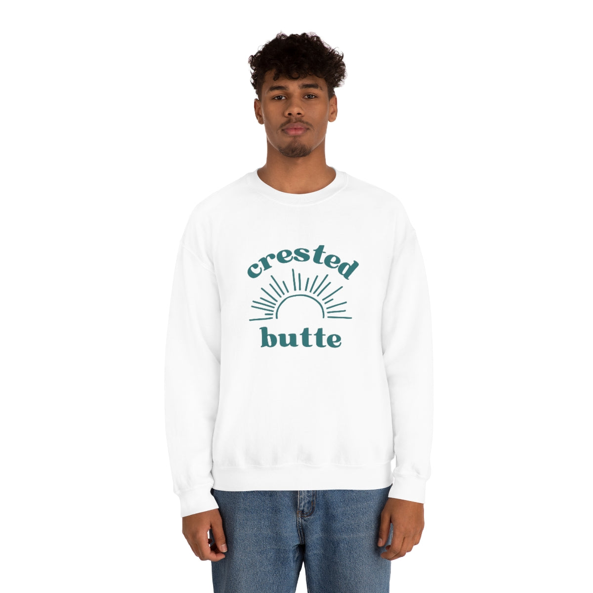 Crested Butte Colorado Unisex Heavy Blend Crewneck Sweatshirt