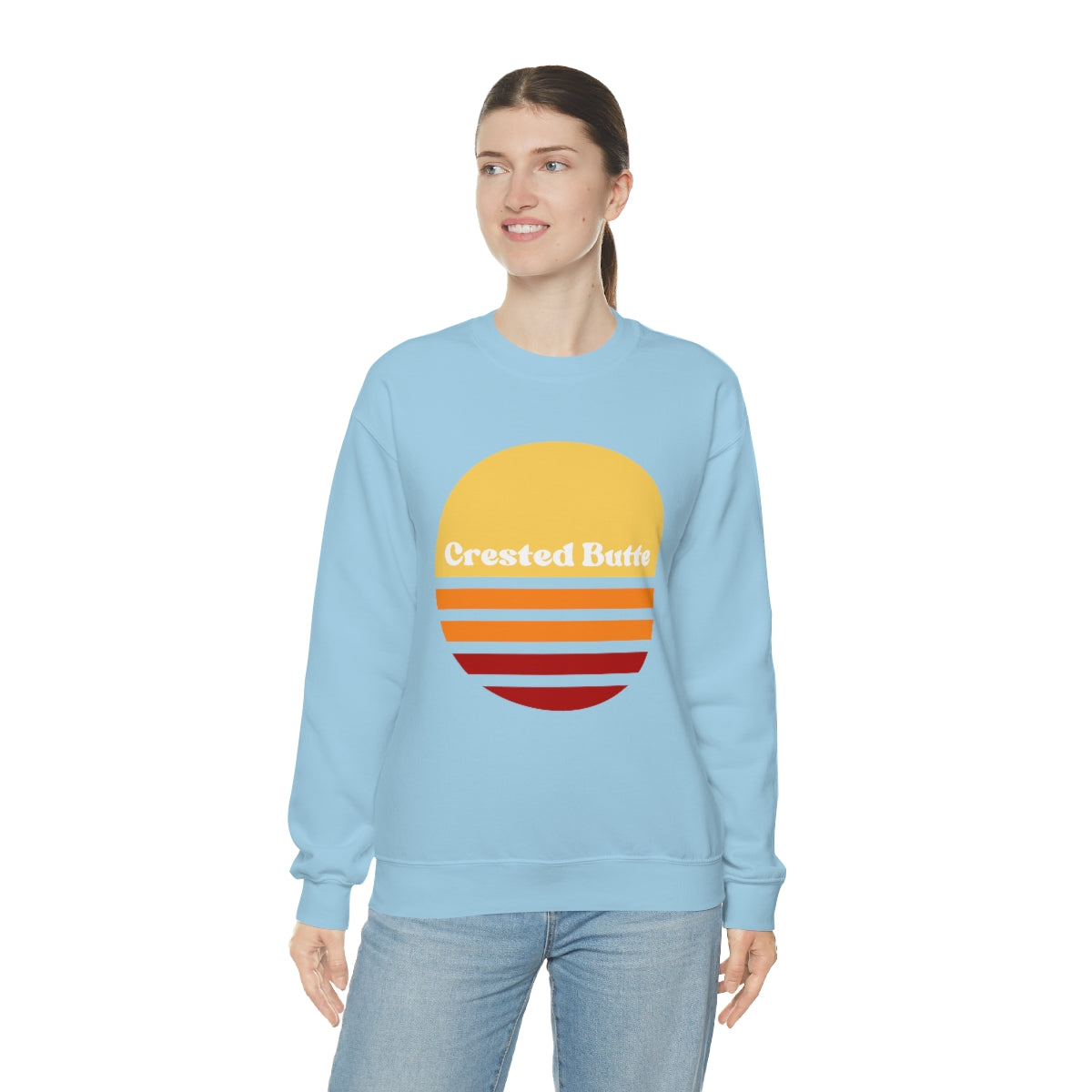 Crested Butte Sweatshirt, Colorado Gifts, Women's Colorado Sweatshirts, Unisex Heavy Blend Crewneck Sweatshirt