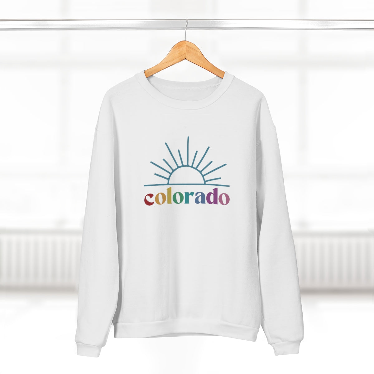 Colorado Unisex Crew Neck Sweatshirt, Colorado Gifts, Colorado Ski Weekend