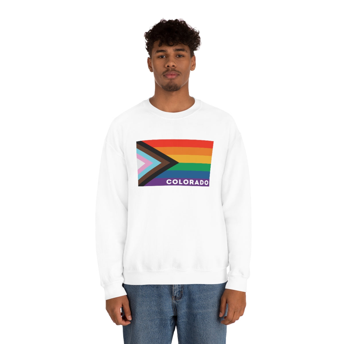 Colorado Pride Unisex Heavy Blend Crewneck Sweatshirt