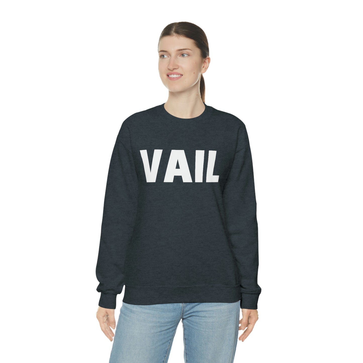 Vail Unisex Heavy Blend Crewneck Sweatshirt, Vail Colorado, Colorado Gifts